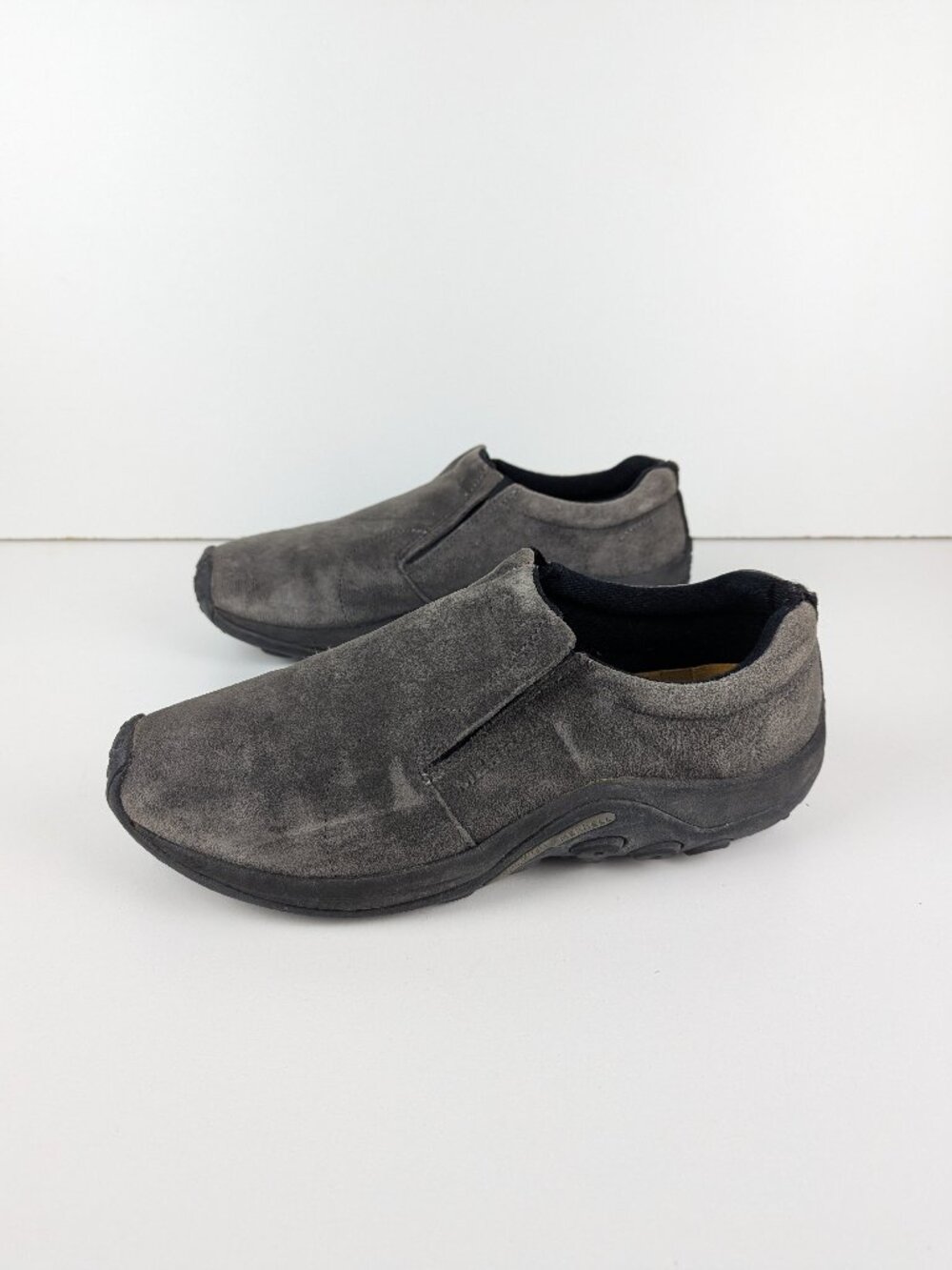 Merrell Men's Jungle Moc Slip On Casual Shoes Gray Pewter Grey Size 11.5